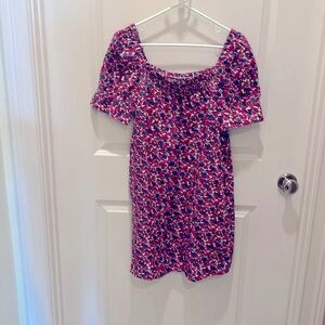 J Crew Floral Puff Sleeve Dress